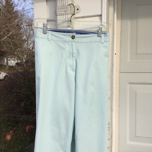 NWT Talbots Pretty Aqua Blue "Weekend Chino" - Picture 2 of 7
